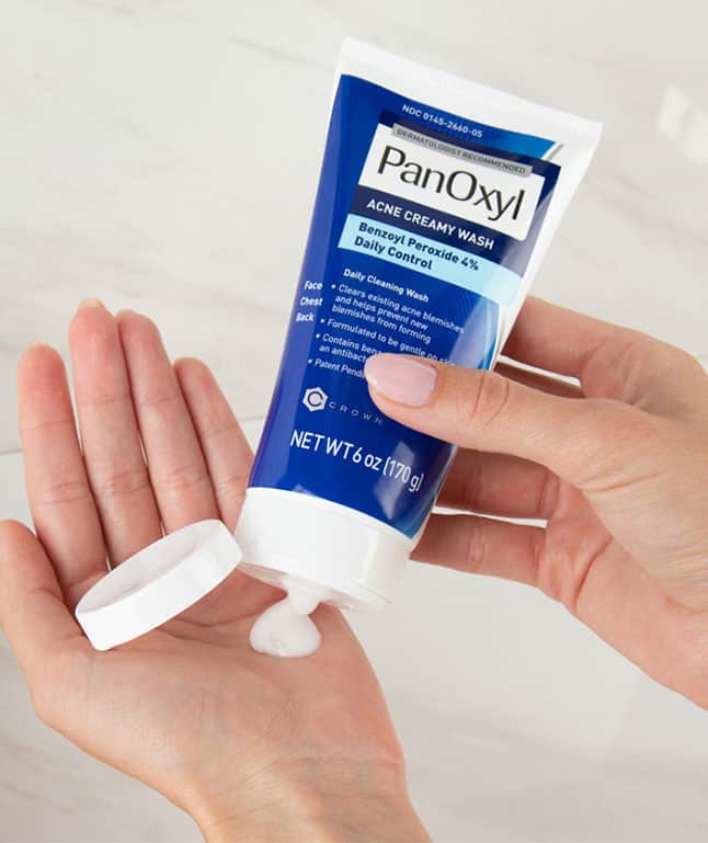 PanOxyl Acne Creamy Wash Benzoyl Peroxide 4% Daily Control