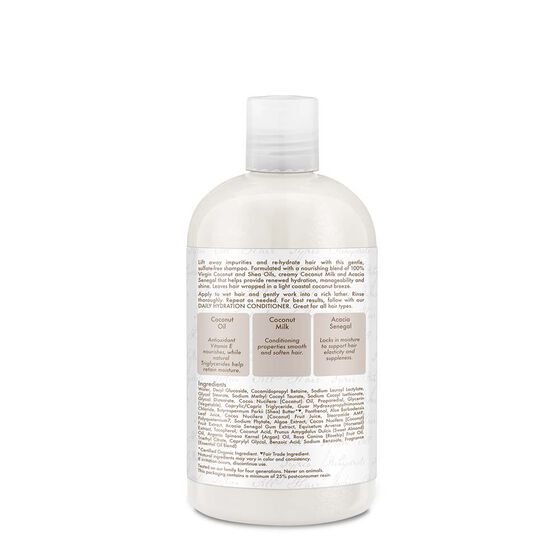 Shea Moisture 100% Virgin Coconut Oil Daily Hydration Shampoo