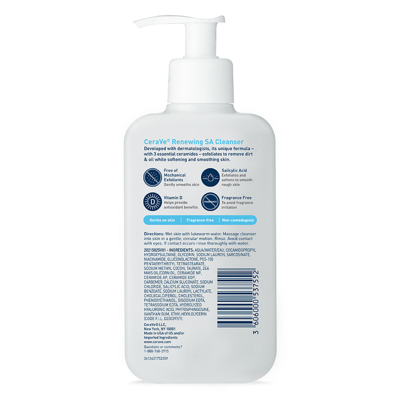Cerave Renewing SA Face Cleanser for Normal Skin 237ml
