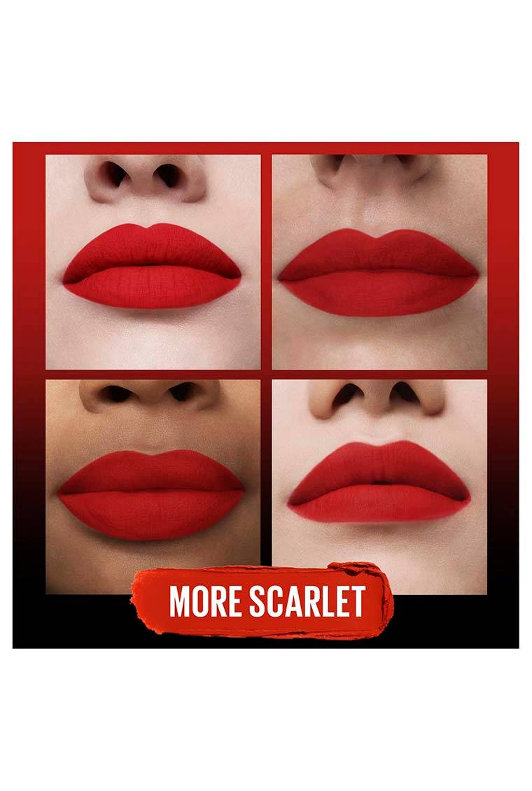 Maybelline Color Sensational Ultimatte Slim Lipstick -299 More Scarlet