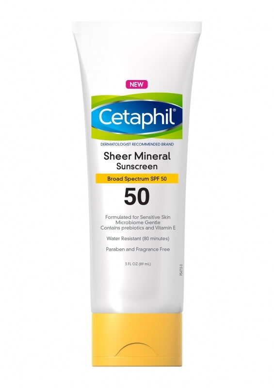 Cetaphil Sheer Mineral Sunscreen Broad Spectrum SPF 50