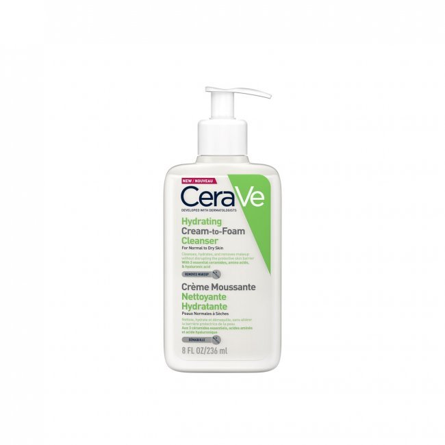 Cerave Hydrating Cream-to-Foam Cleanser 237ml