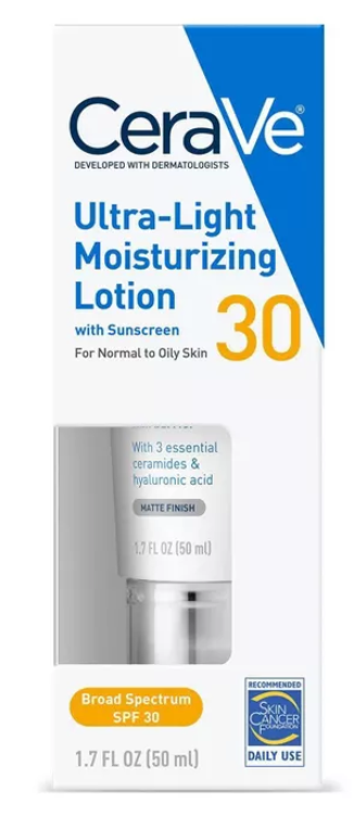 Ultra-Light Moisturizing Face Lotion with Sunscreen