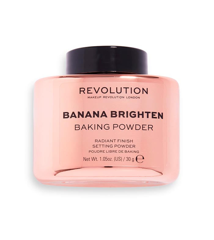 Makeup Revolution Loose Baking Powder- Banana Brighten