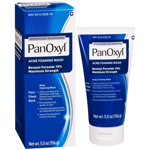 PanOxyl Maximum Strength Acne Foaming Wash 10%