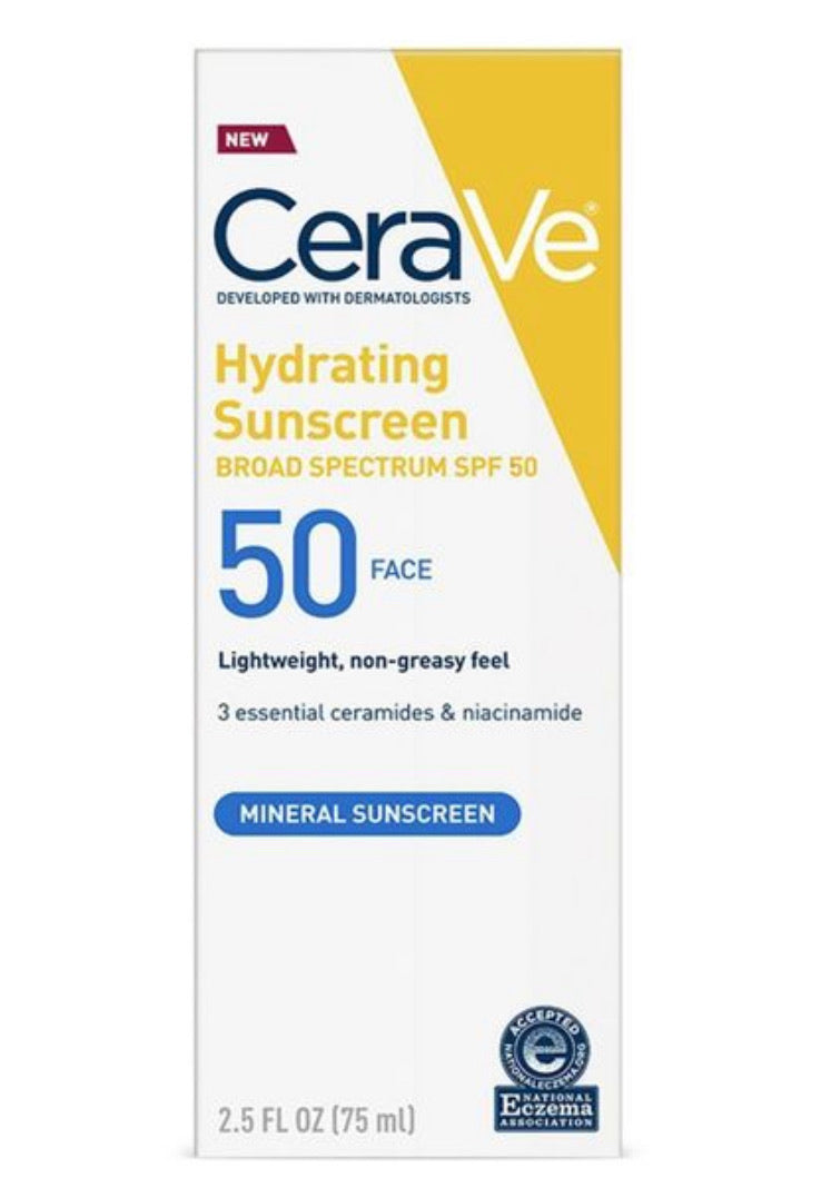 CeraVe Mineral Sunscreen Lotion for Face - SPF 50