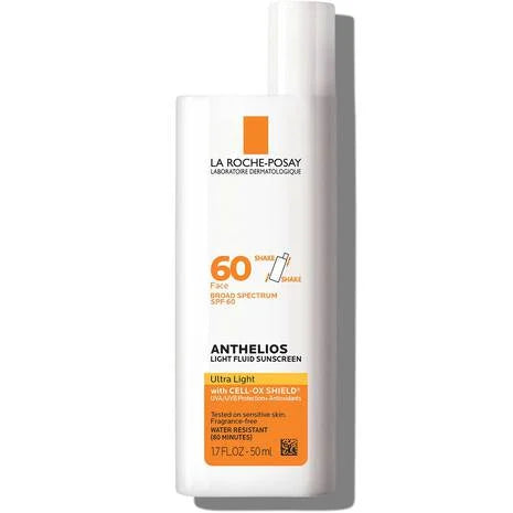 Anthelios Ultra Light Fluid Face Sunscreen SPF 60, 50ml